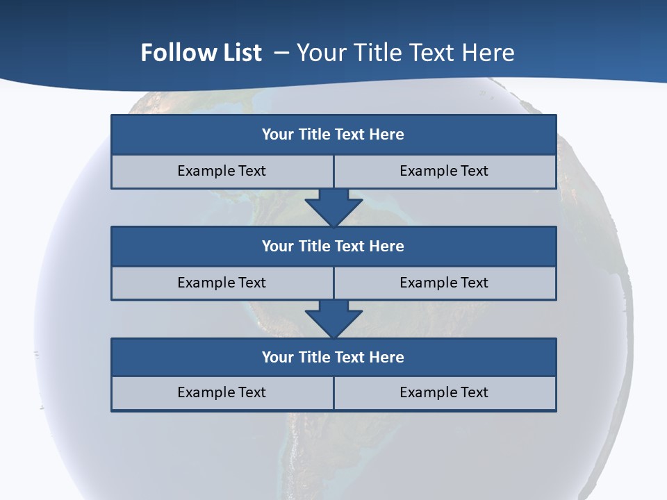 Continents On Earth PowerPoint Template
