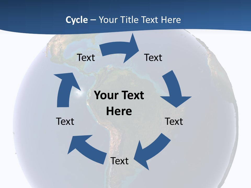 Continents On Earth PowerPoint Template