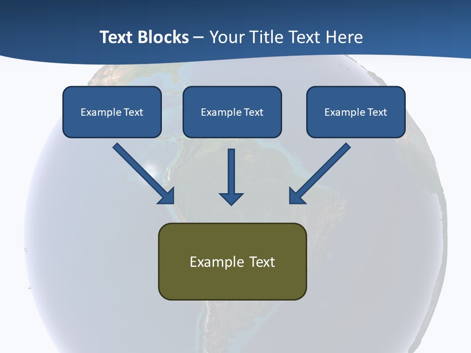 Continents On Earth PowerPoint Template