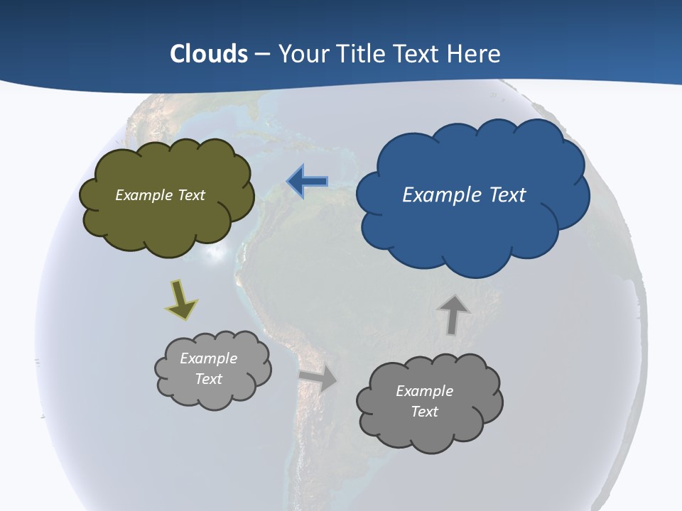 Continents On Earth PowerPoint Template