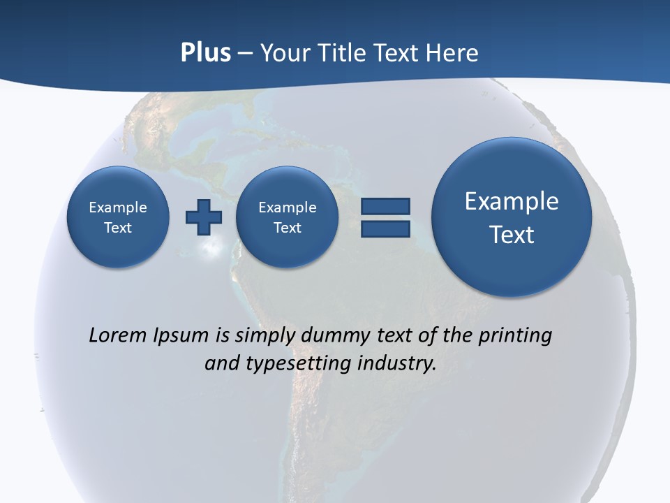Continents On Earth PowerPoint Template