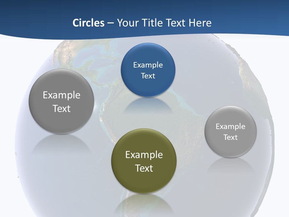 Continents On Earth PowerPoint Template