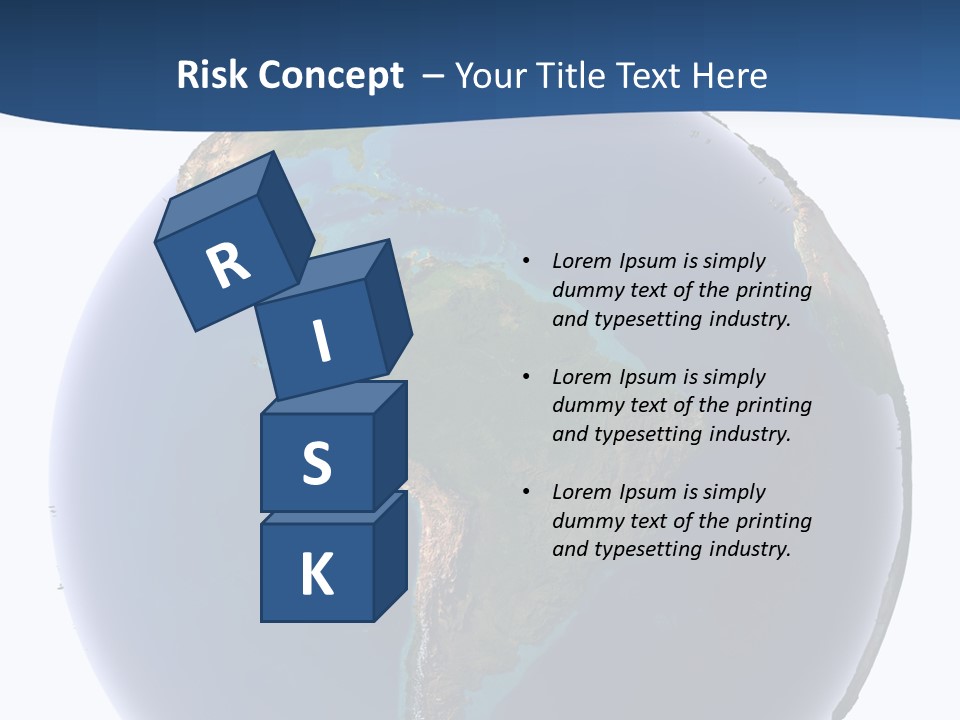 Continents On Earth PowerPoint Template