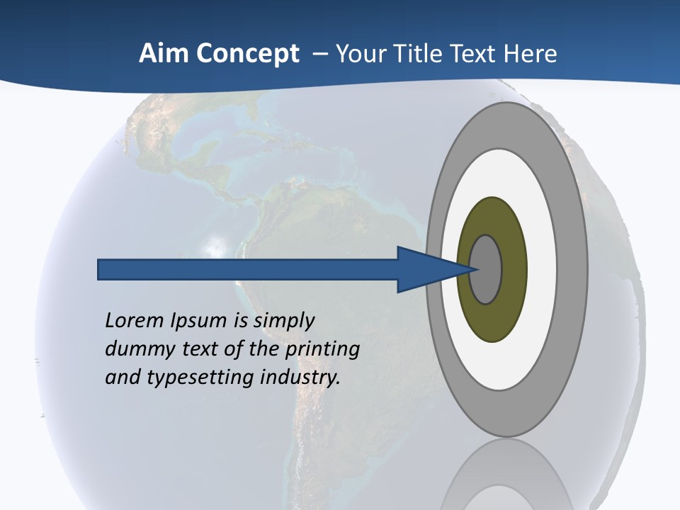 Continents On Earth PowerPoint Template