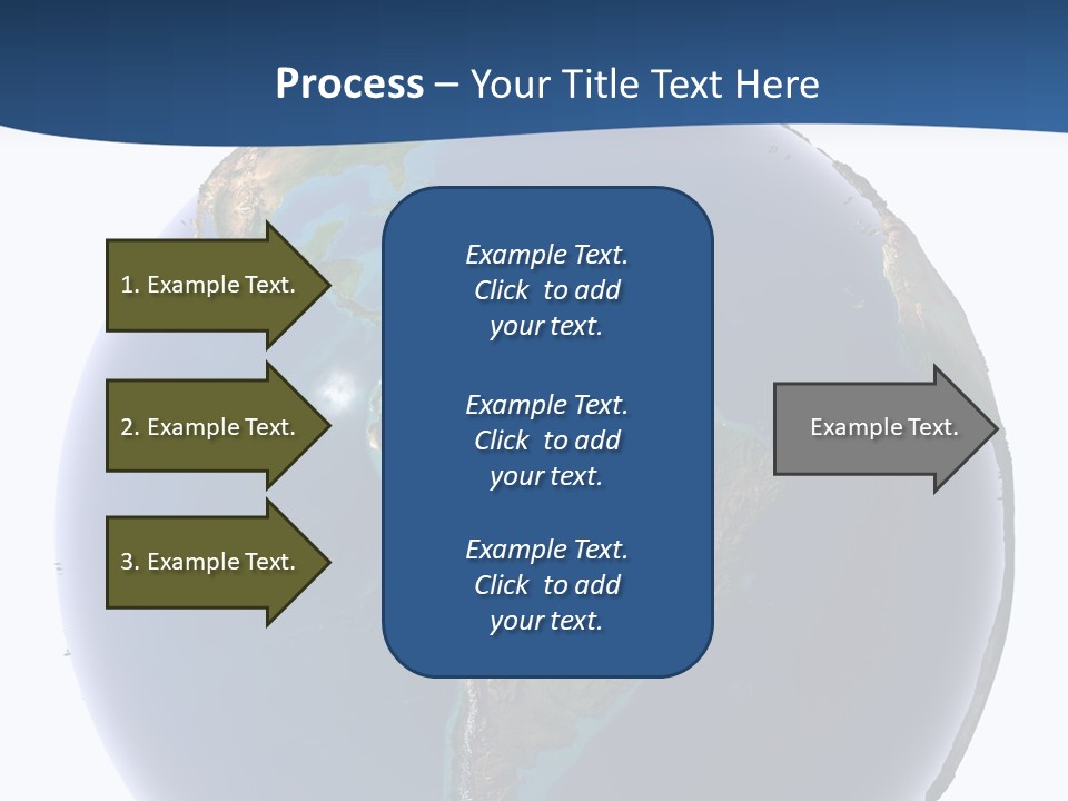 Continents On Earth PowerPoint Template