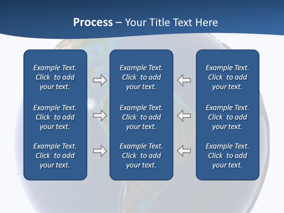 Continents On Earth PowerPoint Template