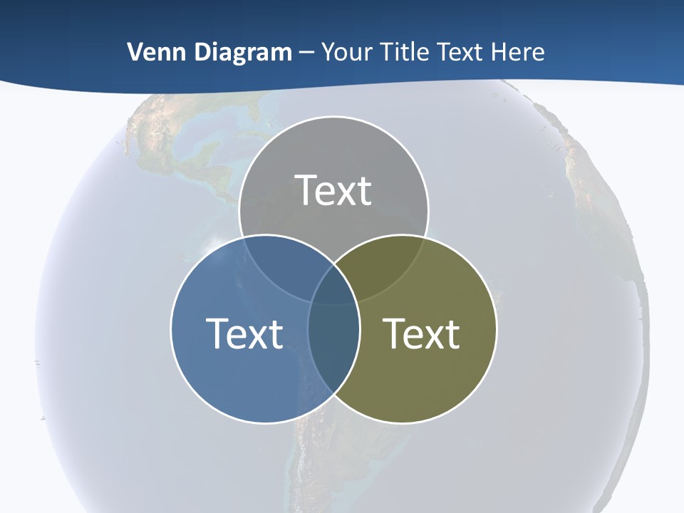 Continents On Earth PowerPoint Template