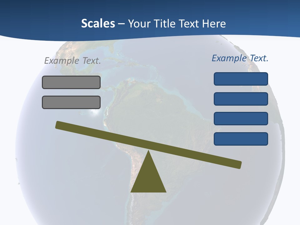 Continents On Earth PowerPoint Template