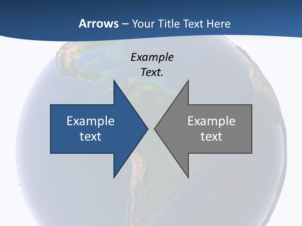 Continents On Earth PowerPoint Template