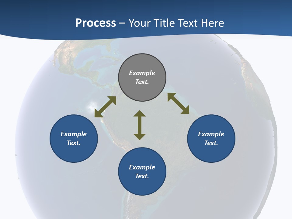 Continents On Earth PowerPoint Template
