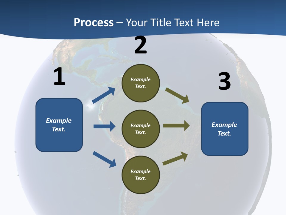 Continents On Earth PowerPoint Template