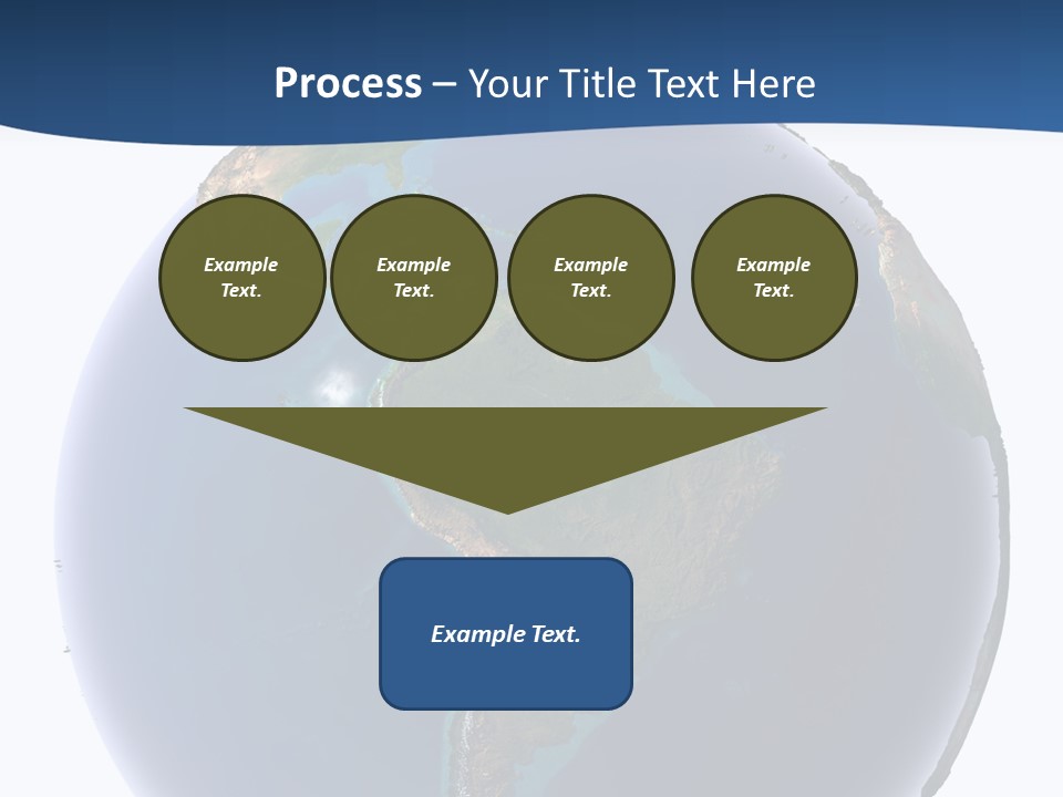 Continents On Earth PowerPoint Template