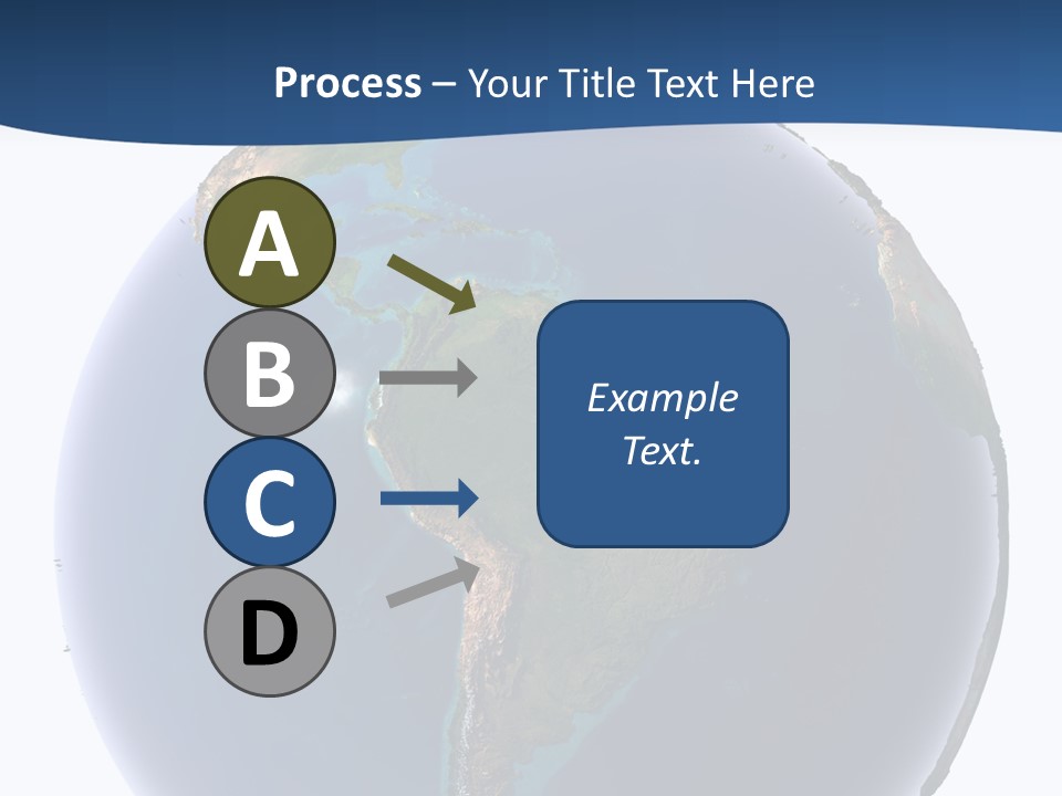 Continents On Earth PowerPoint Template