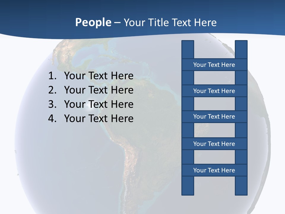 Continents On Earth PowerPoint Template