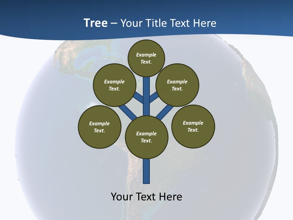 Continents On Earth PowerPoint Template
