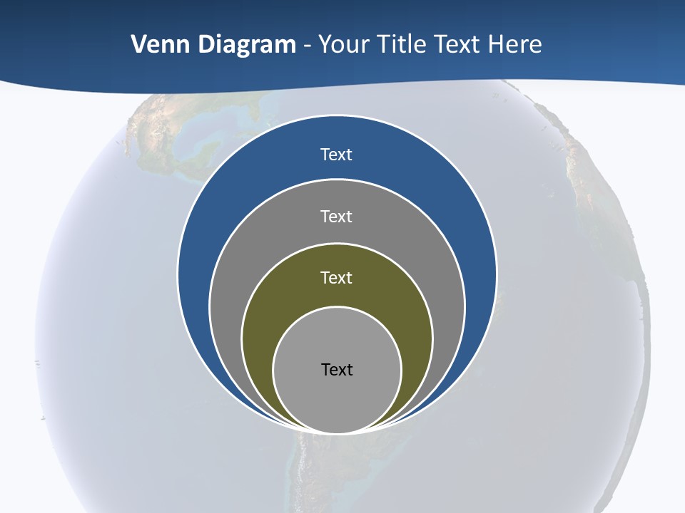 Continents On Earth PowerPoint Template