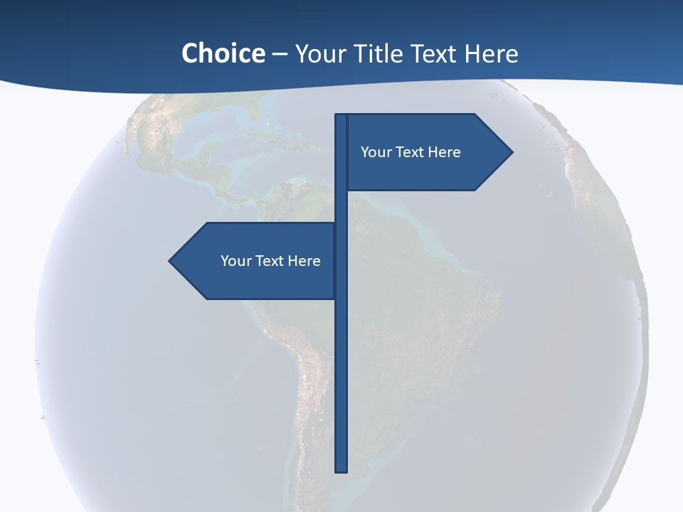 Continents On Earth PowerPoint Template