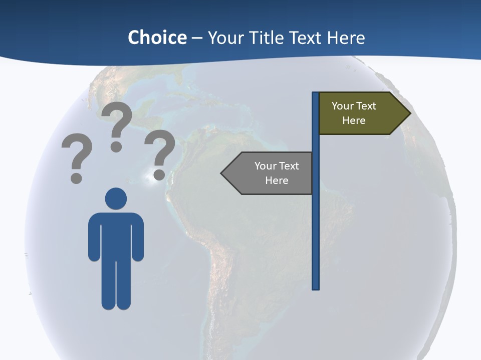 Continents On Earth PowerPoint Template