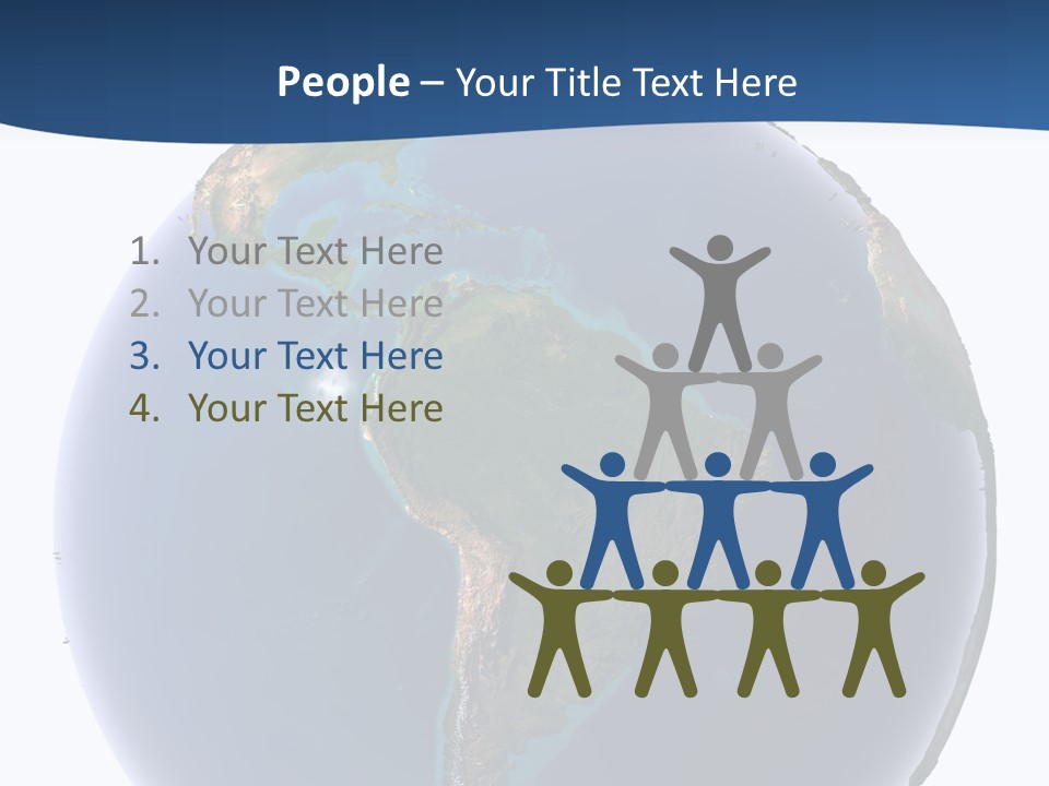 Continents On Earth PowerPoint Template