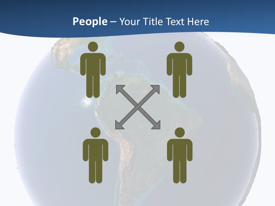 Continents On Earth PowerPoint Template