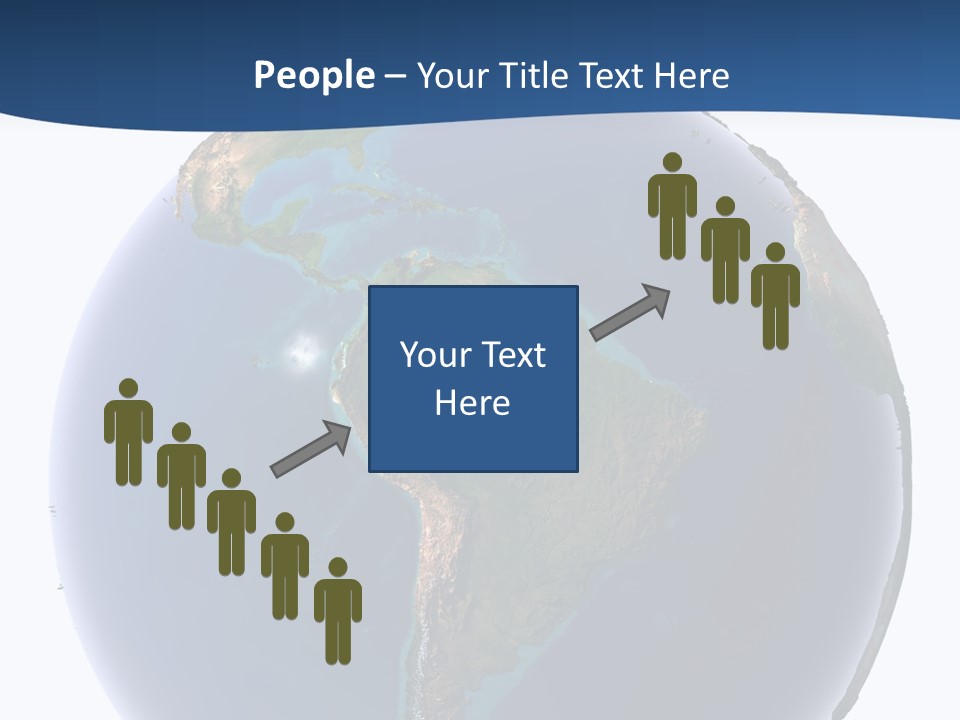 Continents On Earth PowerPoint Template
