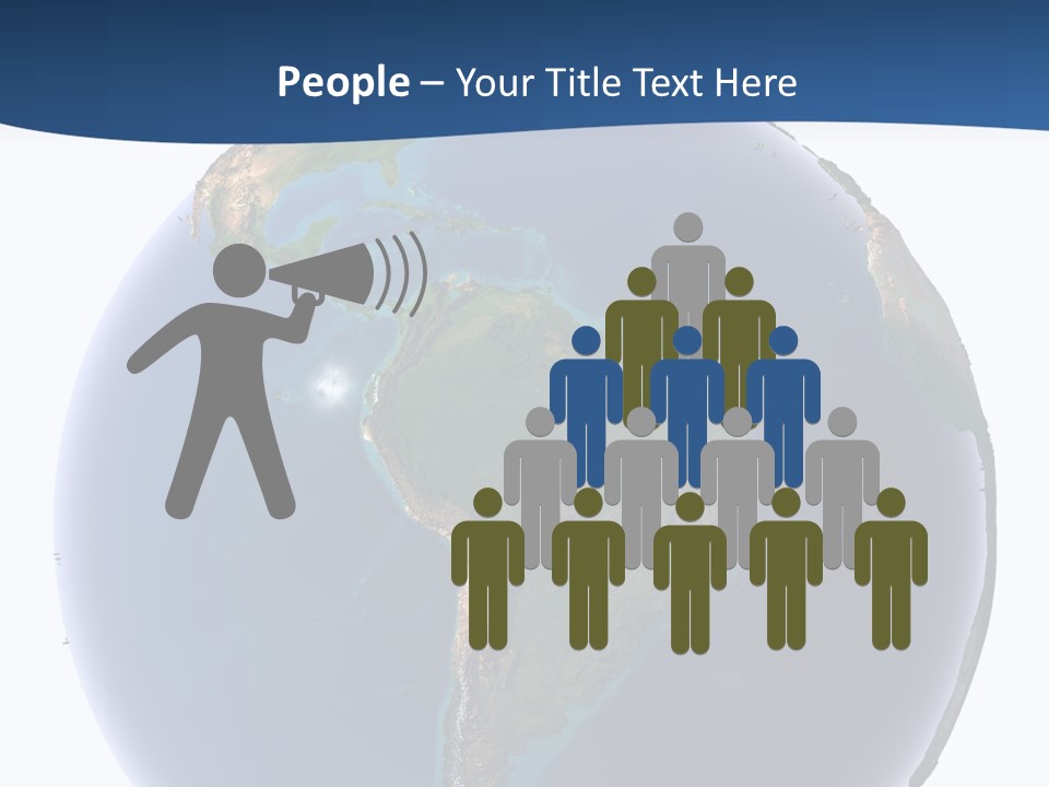 Continents On Earth PowerPoint Template