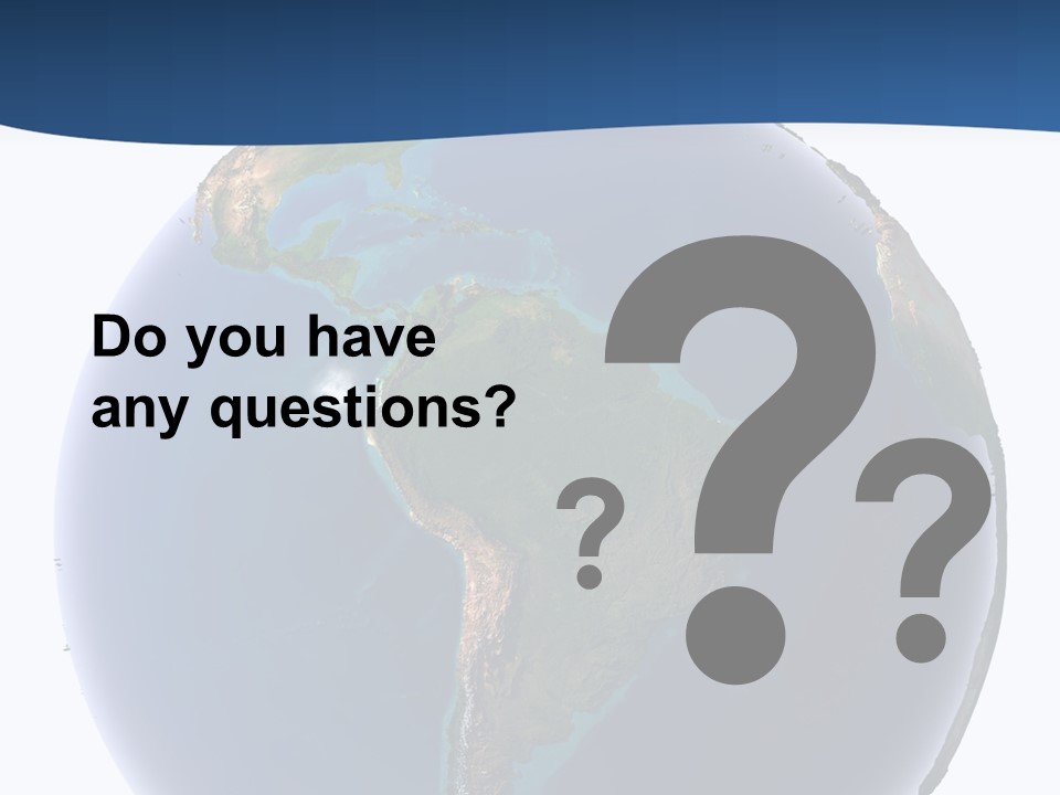 Continents On Earth PowerPoint Template