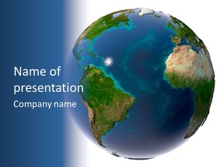 Planet Earth Water PowerPoint Template