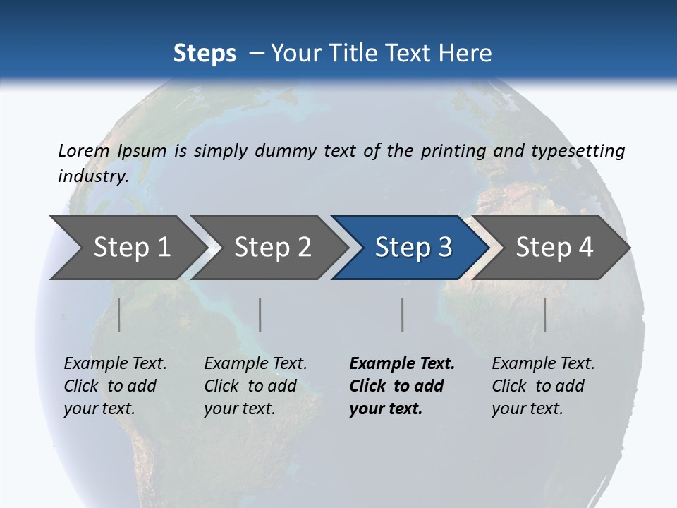 Planet Earth Water PowerPoint Template