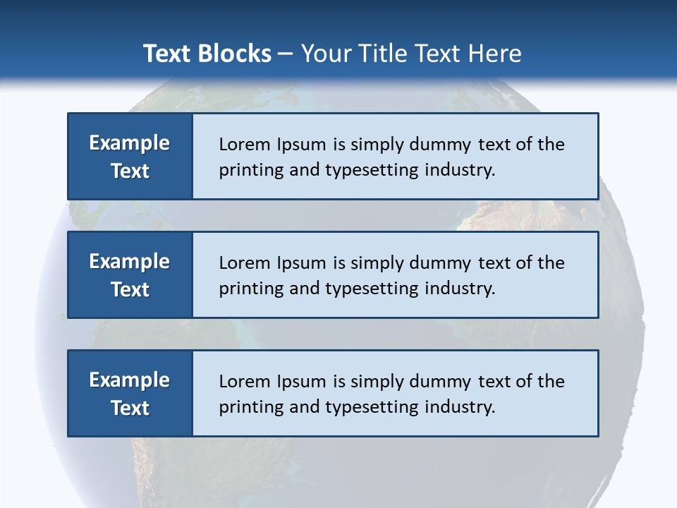 Planet Earth Water PowerPoint Template