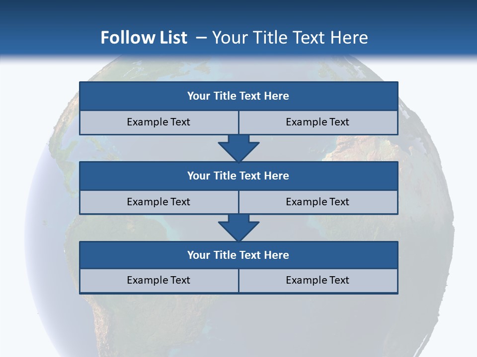 Planet Earth Water PowerPoint Template