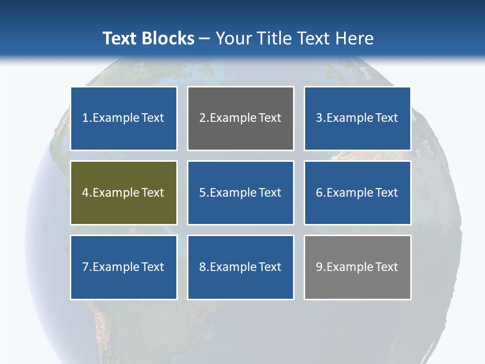 Planet Earth Water PowerPoint Template