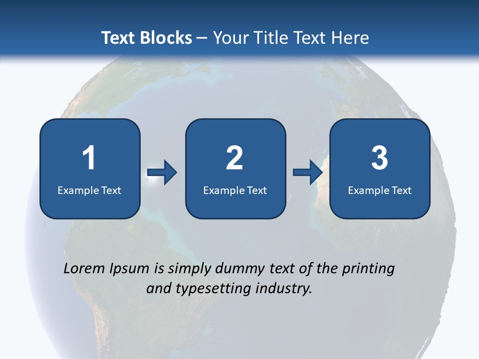 Planet Earth Water PowerPoint Template