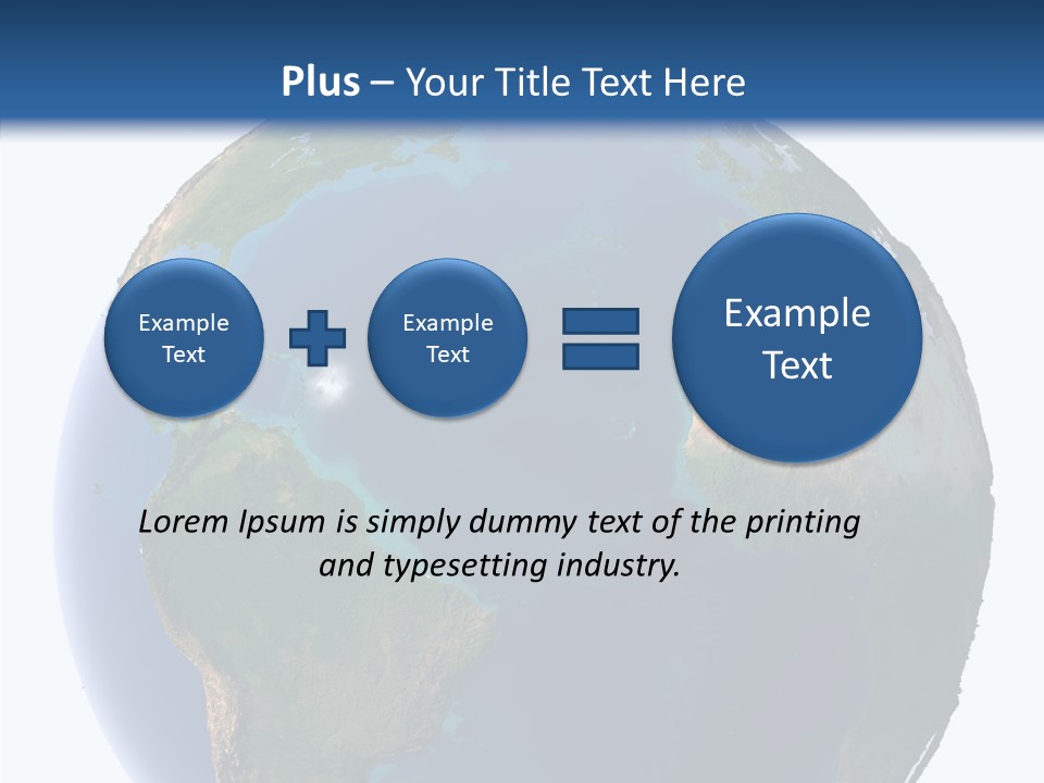 Planet Earth Water PowerPoint Template