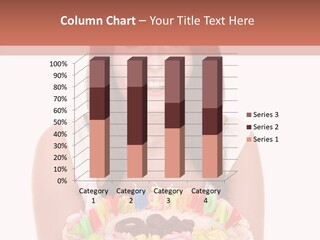 Holding A Cake PowerPoint Template