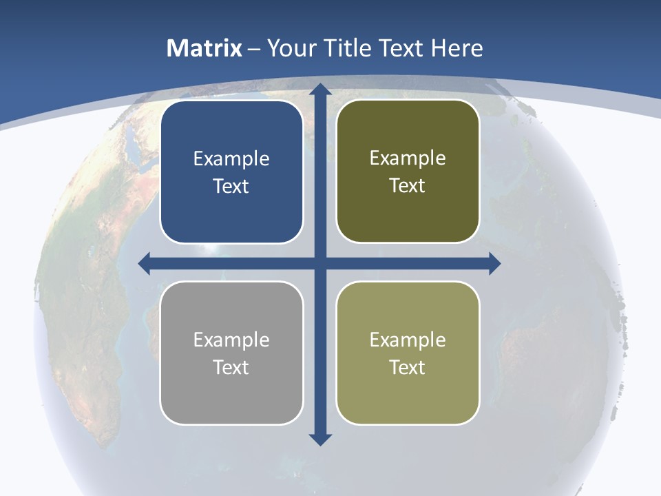 Indian Ocean On Earth PowerPoint Template