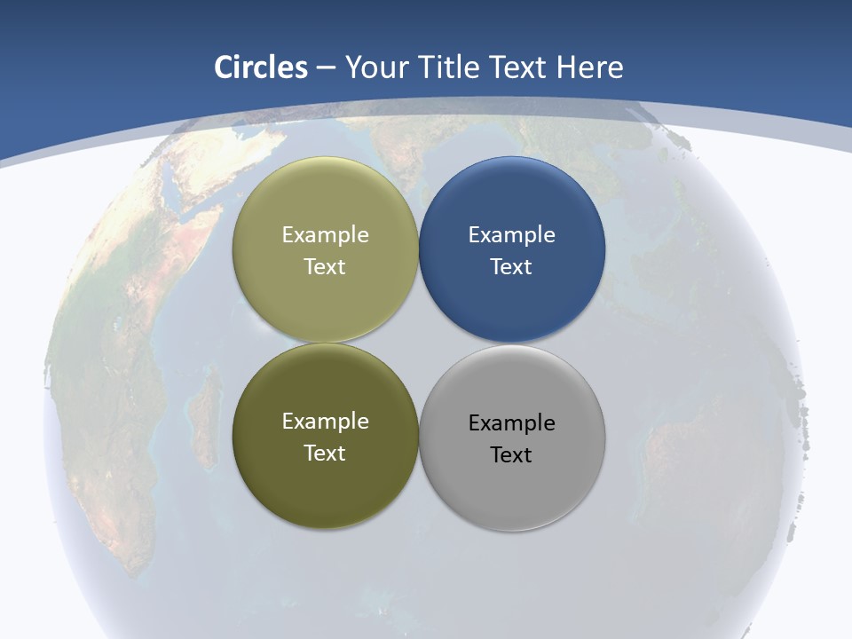 Indian Ocean On Earth PowerPoint Template