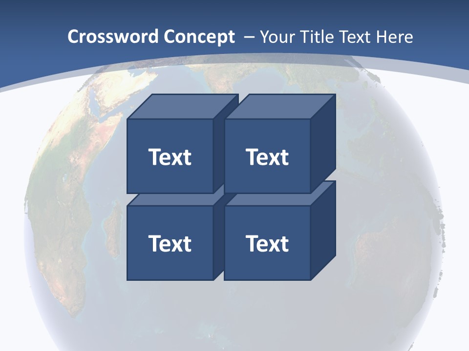 Indian Ocean On Earth PowerPoint Template