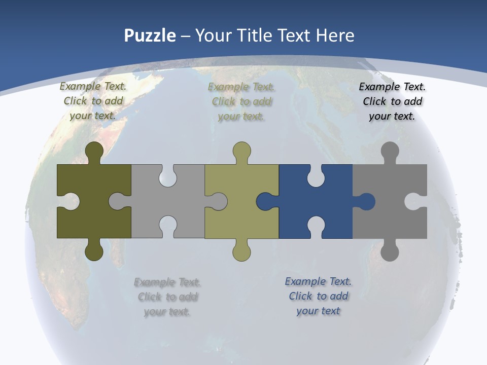 Indian Ocean On Earth PowerPoint Template