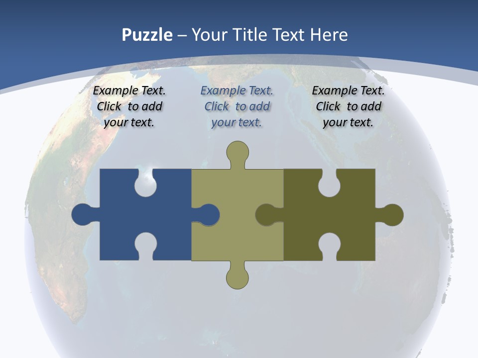 Indian Ocean On Earth PowerPoint Template