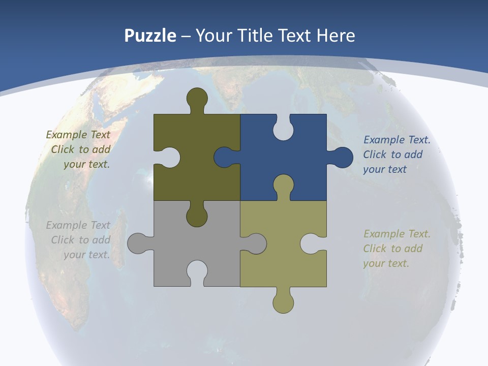 Indian Ocean On Earth PowerPoint Template