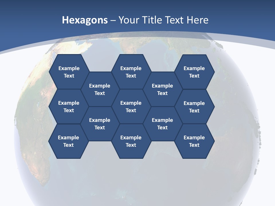 Indian Ocean On Earth PowerPoint Template