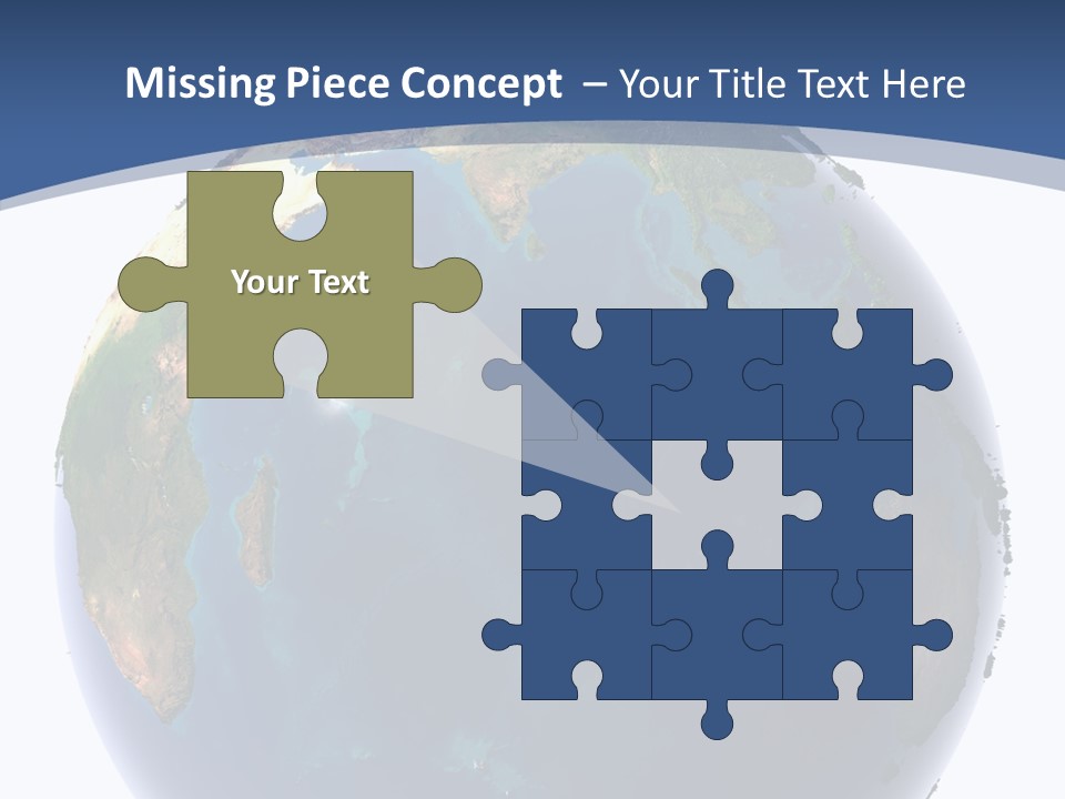 Indian Ocean On Earth PowerPoint Template