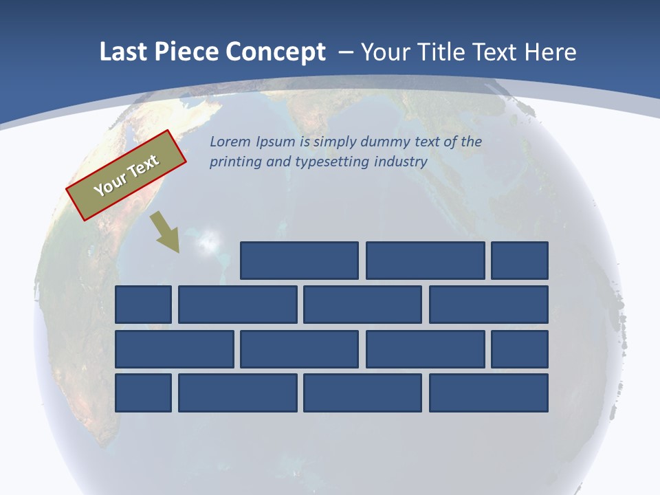 Indian Ocean On Earth PowerPoint Template