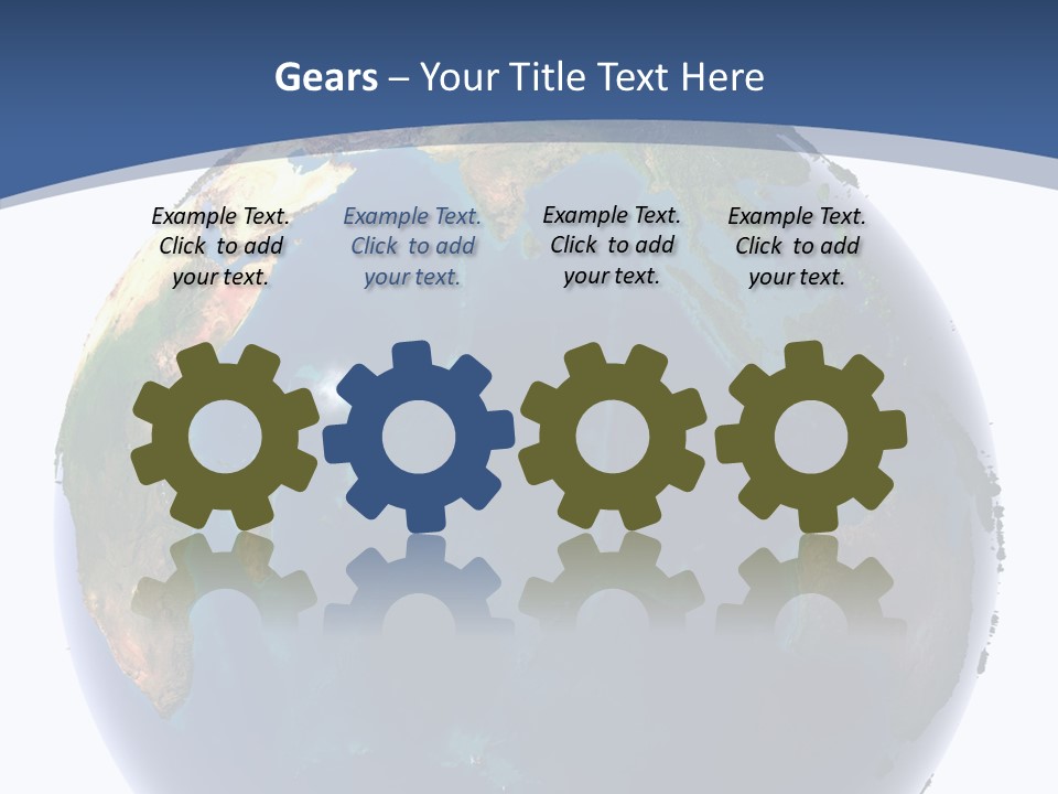 Indian Ocean On Earth PowerPoint Template