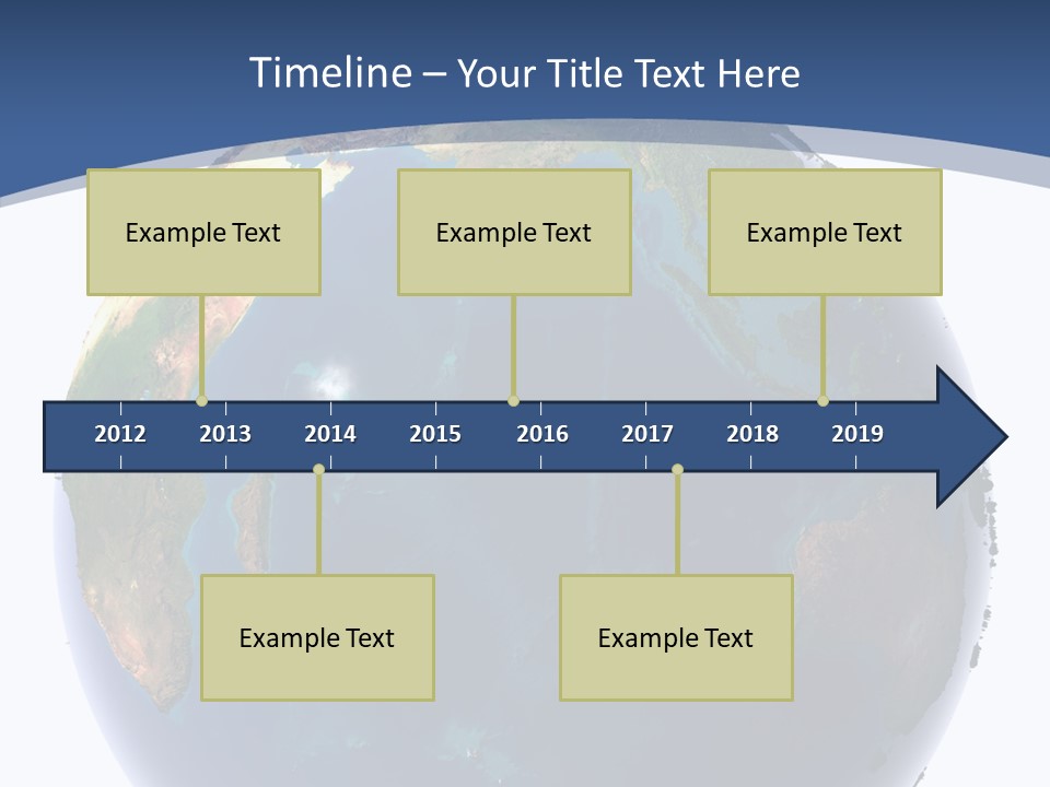 Indian Ocean On Earth PowerPoint Template