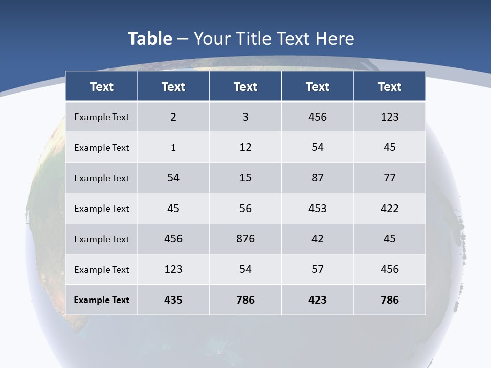 Indian Ocean On Earth PowerPoint Template