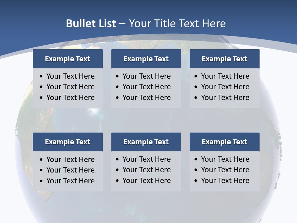 Indian Ocean On Earth PowerPoint Template