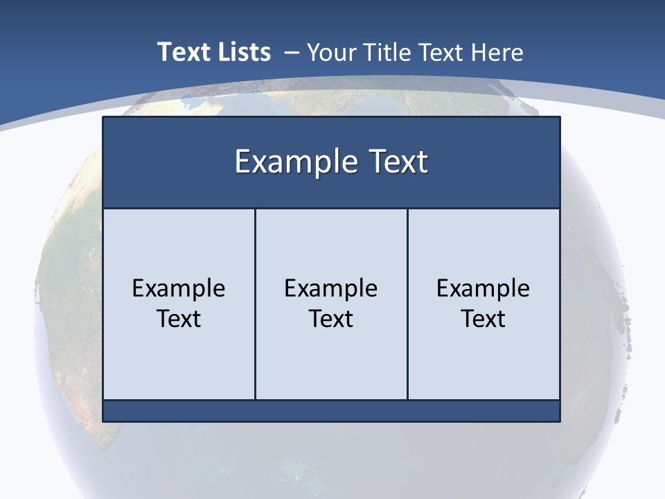 Indian Ocean On Earth PowerPoint Template