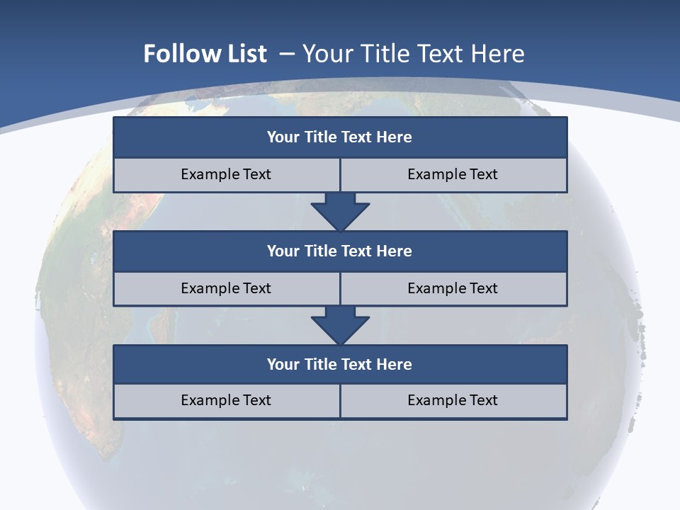 Indian Ocean On Earth PowerPoint Template
